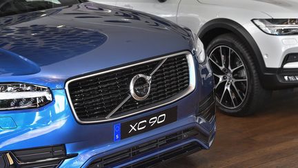 Le modèle&nbsp;XC 90 de Volvo est concerné par ce rappel.&nbsp; (JONAS EKSTROMER / TT NEWS AGENCY / AFP)