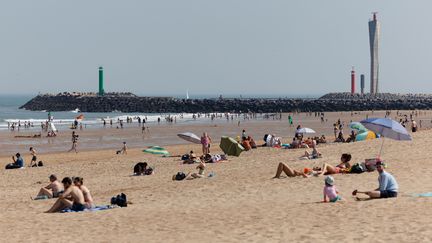 Plage d'Ostende (Belgique), juin 2023. (KURT DESPLENTER / BELGA)