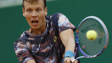 Le joueur tchèque Tomas Berdych (JEAN-CHRISTOPHE MAGNENET / AFP)