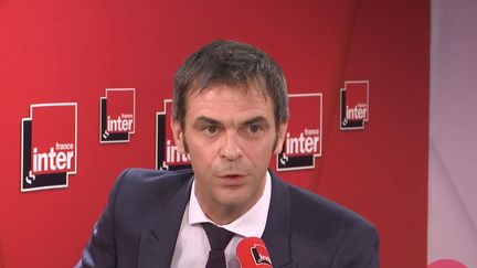 Olivier Véran, le ministre des Solidarités et de la Santé sur France Inter, le 18 février 2020. (FRANCEINTER / RADIOFRANCE)