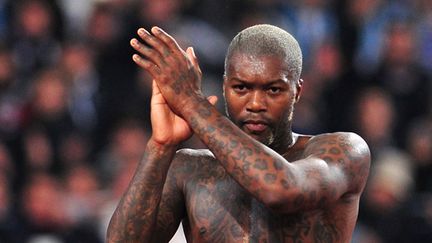 Djibril Cissé, l'attaquant de la Lazio de retour en équipe de France (ALBERTO PIZZOLI / AFP)