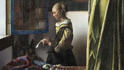 Johannes Vermeer, "La Liseuse à la fenêtre" (détail),  1657-1658, Gemäldegalerie Alte Meister, Dresden (© Gemäldegalerie Alte Meister, Dresden)