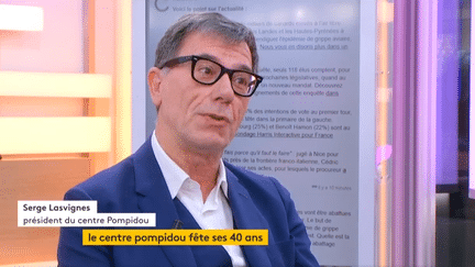 Invité de Jean-Paul Chapel dans ":L’éco" jeudi 5 janvier, Serge Lasvignes, président du Centre Georges-Pompidou, célèbre les 40 ans d’un des plus grands lieux d’art moderne et contemporain de France.