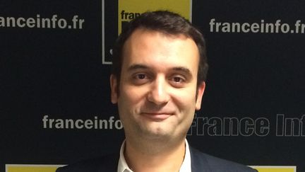 &nbsp; (Florian Philippot invité de France Info © RF/ Camille Glas)