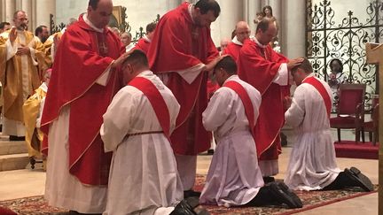 Three seminarians were ordained priests in Montpellier (Hérault) on Sunday June 30, 2019 (photo illustration).  (ELENA LOUAZON / RADIO FRANCE)