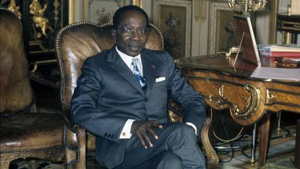 Portrait de Léopold Sédar Senghor, président du Sénégal de 1960 à 1980 au Palais de l'Elysée en 1972 (ROGER PICARD / INA)