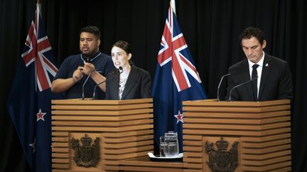 La Première ministre Jacinda Ardern, le 21 mars 2019 à Wellington (Nouvelle-Zélande). (YELIM LEE / AFP)