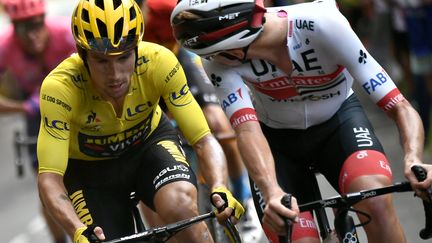 La menace numéro 1, c'est bien Primoz Roglic. (MARCO BERTORELLO / AFP)