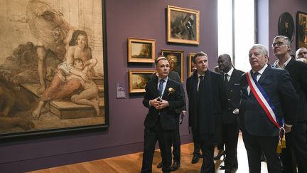 Emmanuel Macron au musée de Besançon, novembre 2018
 (Sebastien Bozon / POOL / AFP)