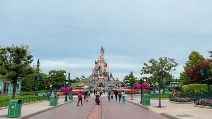 Disneyland Paris, à Marne-la-Vallée (Seine-et-Marne),&nbsp; photographié le 8 septembre 2020. (JEROME LEBLOIS / HANS LUCAS / AFP)