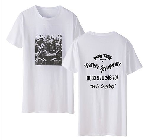 Le T-Shirt signé Been Trill de la collection capsule de Kanye pour A.P.C.
 (DR)