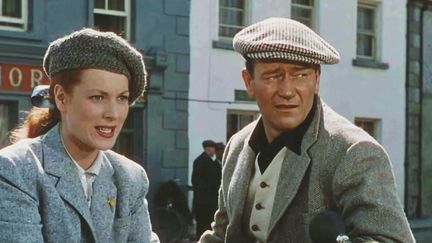 Dans "L'Homme tranquille" (1952), Maureen O'Hara aux côtés de John Wayne
 (Kobal / The Picture Desk)