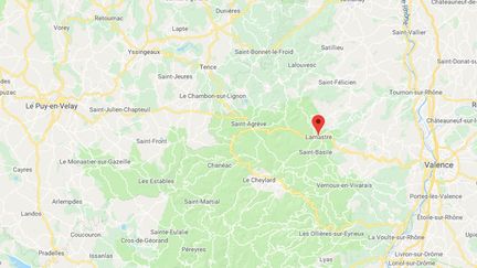 Un incendie s'est déclaré dans une maison dans la commune de Lamastre (Ardèche).&nbsp; (GOOGLE MAPS)