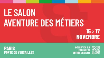 Salon l'Aventure des Métiers, du 15 au 17 novembre 2024, à Paris Porte de Versailles. (L'Etudiant)