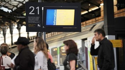 La gare Saint-Lazare à Paris, le 22 septembre 2010. (AFP -)