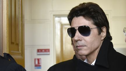 Le chanteur Jean-Luc Lahaye au palais de justice de Paris, le 23 mars 2015. (DOMINIQUE FAGET / AFP)