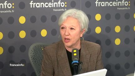 Virginie d’Enfert, déléguée générale de l’AFISE, l'Association française des industries de la détergence, producteurs de produits d'hygiène, le 5 mars sur franceinfo. (FRANCEINFO / RADIO FRANCE)