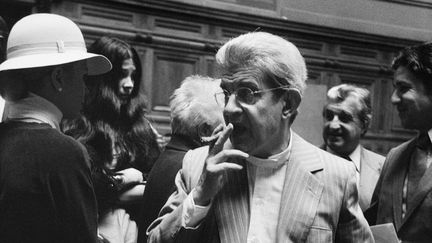 Jacques Lacan photographié par Gisèle Freund dans les années 1970. (RMN GRAND PALAIS GISELE  FREUND)