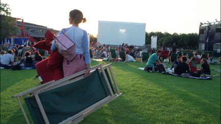 Cinéma en plein air a la Villette en 2018. (JULES/SIPA / SIPA)