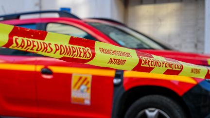 Les sapeurs-pompiers des Pyrénées-Orientales en intervention le 20 novembre 2023. (MICHEL CLEMENTZ / MAXPPP)