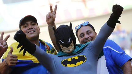  (Supporters en costume, détournements de buts, les supporteurs sont inspirés cette année © REUTERS/Kai Pfaffenbach)