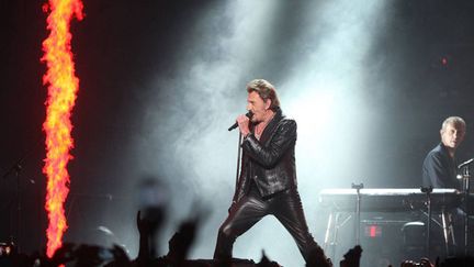 &nbsp; (Johnny Hallyday en concert au Mans en 2013 © Maxppp)