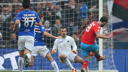 Gonzalo Higuain encore buteur contre la Sampdoria (MARCO BERTORELLO / AFP)