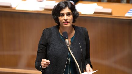 La ministre du Travail, Myriam El Khomri, le 23 novembre 2016 à l'Assemblée nationale. (CITIZENSIDE/YANN BOHAC / CITIZENSIDE)