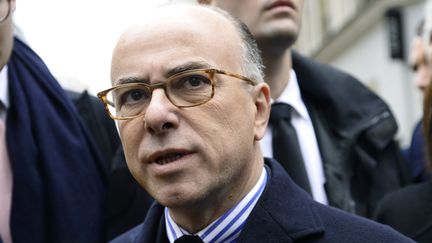 Le ministre de l'Int&eacute;rieur Bernard Cazeneuve, &agrave; Paris, le 12 janvier 2015. (BERTRAND GUAY / AFP)