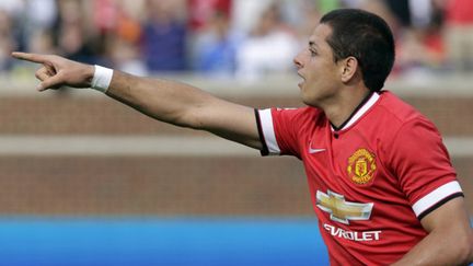 Javier Hernandez, dit Chicharito, sous le maillot de Manchester United