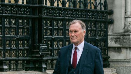 Le député conservateur David Amess, le 25 mai 2021 à Londres (Royaume-Uni).&nbsp; (AMER GHAZZAL / SHUTTERSTOCK / SIPA)