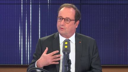 François Hollande le 23 octobre 2019. (FRANCEINFO / RADIO FRANCE)