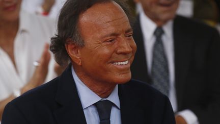 The singer, Julio Iglesias, in Puerto Rico, September 29, 2016. (THAIS LLORCA / EFE / MAXPPP)