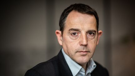 Le politologue Jérôme Fourquet, le 28 mars 2019. (MARTIN BUREAU / AFP)