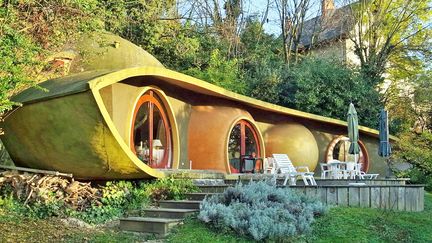 La maison-bulle de Jean-Louis Chanéac à Aix-les-Bains. 
 (Nelly Chanéac)