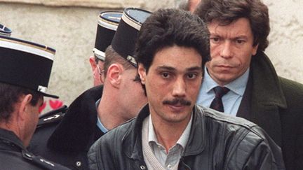 Omar Raddad, lors de la reconstitution à Mougins en 1992 (AFP - GERARD JULIEN)