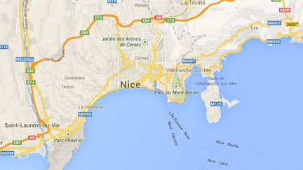 La m&egrave;re d'un &eacute;l&egrave;ve a menac&eacute; avec une arme la principale-adjointe du coll&egrave;ge de son fils, situ&eacute; &agrave; Nice (Alpes-maritimes), le 11 juin 2013. ( GOOGLE MAPS / FRANCETV INFO )