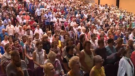  1000 choristes pour les 70 ans du Festival de Cannes
 (Capture d&#039;écran France 3/Culturebox)