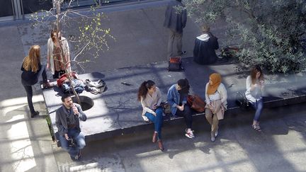 Des étudiants de la faculté de Montpellier (photo d'illustration). (ALEX BAILLAUD / MAXPPP)