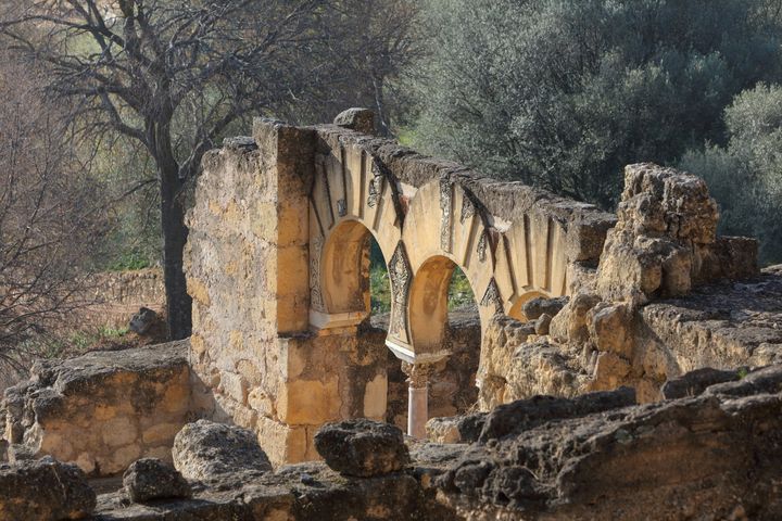 Ruines du palais du calife&nbsp;Abd al-Rahman III (Xe siècle) à Medina Azahara, près de Cordoue en Andalousie (sud de l'Espagne) (MANUEL COHEN / MANUEL COHEN)