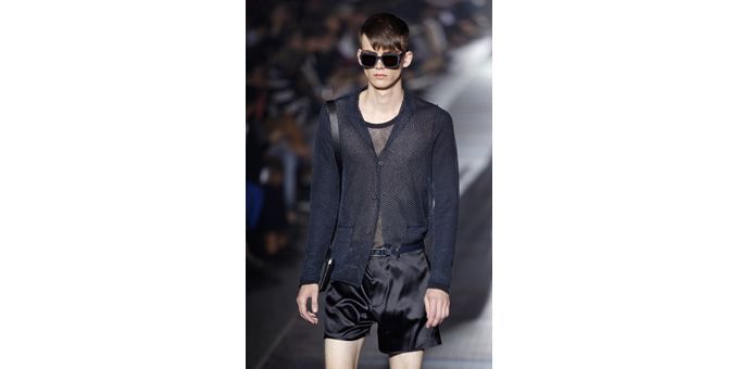 Défilé Lanvin pap printemps-été 2013 masculin, à Paris
 (F.Guillot. AFP)