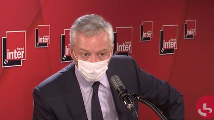 Bruno Le Maire sur France Inter, le 11 janvier 2020. (FRANCEINTER / RADIOFRANCE)