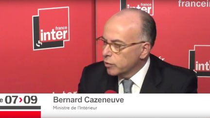 Bernard Cazeneuve, invité mercredi 14 septembre 2016 de France Inter (Radio France)