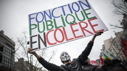 &nbsp; (Une manifestation de la fonction publique en janvier 2013 © Maxppp)