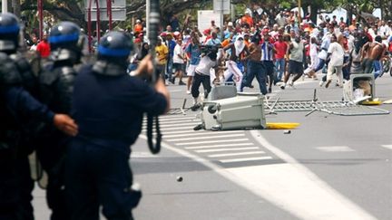 Le mardi 10 mars, à Saint-Denis de la Réunion. (© AFP - Richard Bouhet)