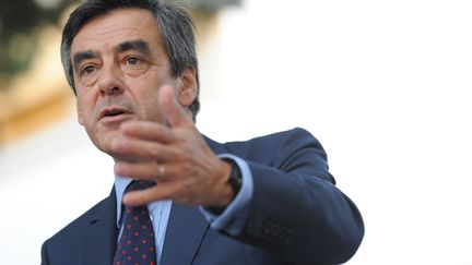 L'ancien Premier ministre Francois Fillon lors de son discours &agrave; La Grande-Motte (H&eacute;rault), le 11 juillet 2013. (SYLVAIN THOMAS / AFP)