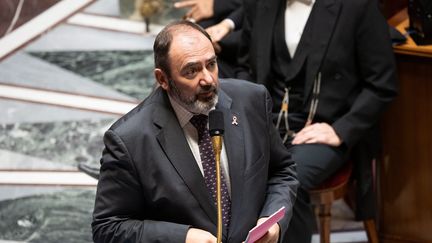 Le ministre de la Santé, François Braun, à l'Assemblée nationale le 25 octobre 2022. (ALEXIS SCIARD / MAXPPP)