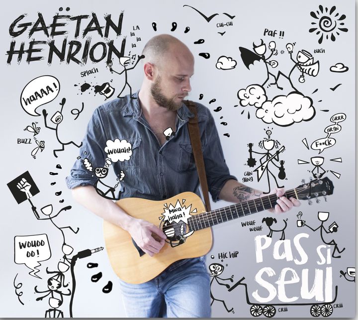 La pochette de l'album "Pas si seul" de&nbsp;Gaëtan Henrion (LAETIGRAPH)