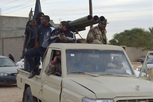 Combats à Sabha (sud de la Libye) le 18 janvier 2014 (REUTERS - Saddam Alrashd)