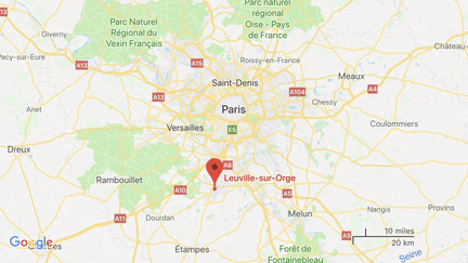 Le corps d'une femme a été retrouvé au fond d'un puits à Leuville-sur-Orge (Essonne), le 14 juin 2018. (GOOGLE MAPS)